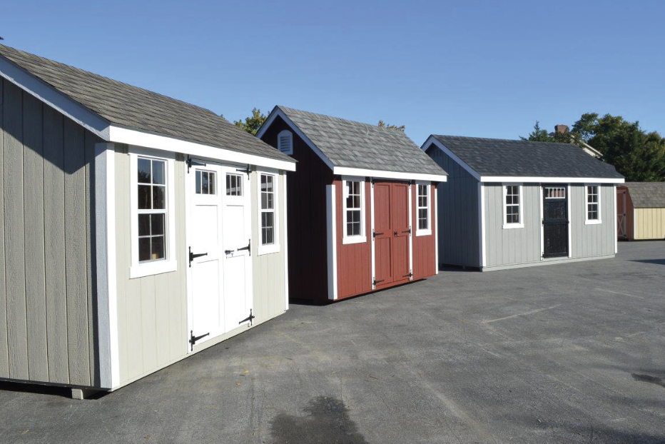 Shed siding and trim options