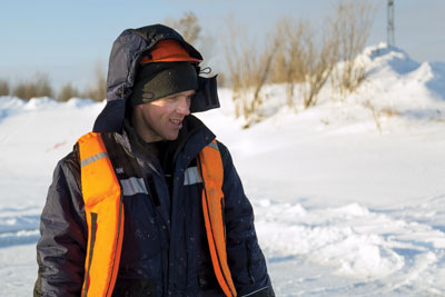 Cold-weather clothes for on-site jobs.
