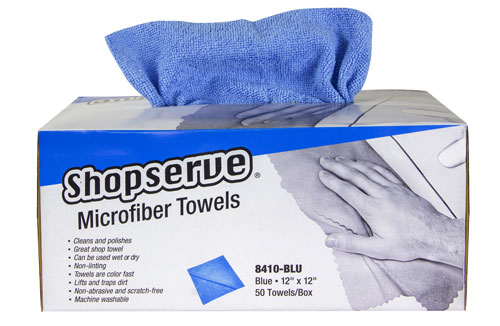 Producto nuevo: Dispensación de toallas de microfibra Shopserve®