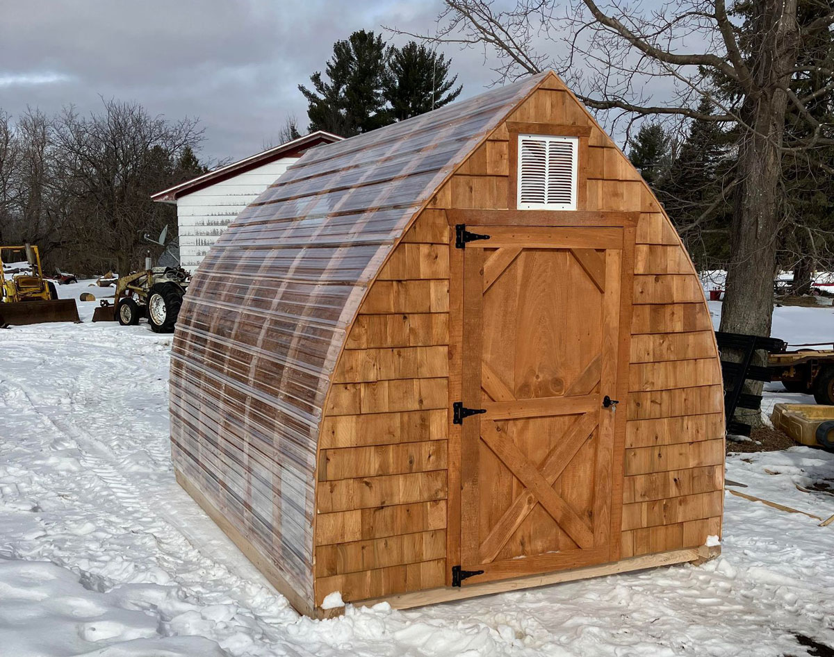 Building Showcase: Gothic Arch Greenhouse by From Tree 2 You