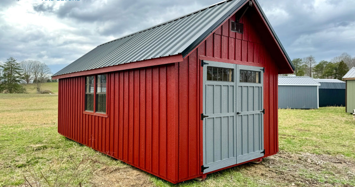 Building Showcase: Farmhouse Shed by Backyard & Beyond