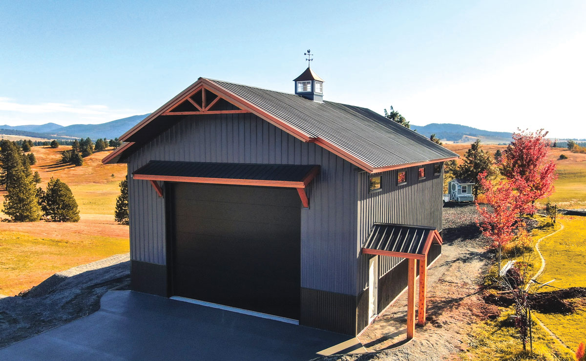 Building Showcase: Garage & Hobby Shop by Steel Structures America