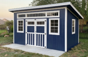 10’x16’ urban shed. Photo courtesy of Premier BARNS