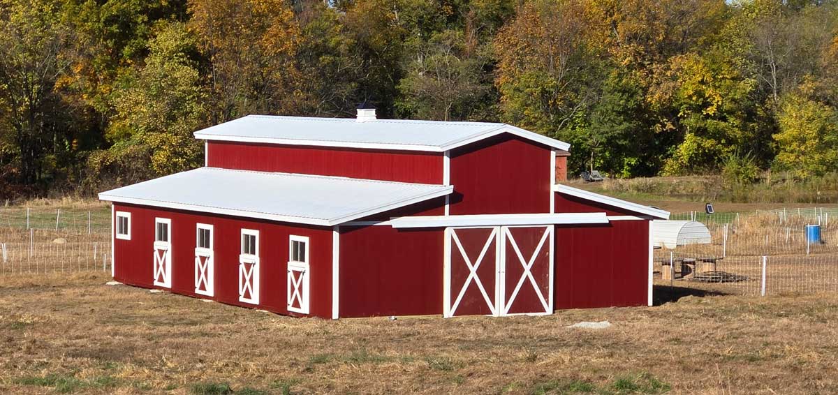 Building Showcase: Monitor Horse Barns by Raber Storage Barns 